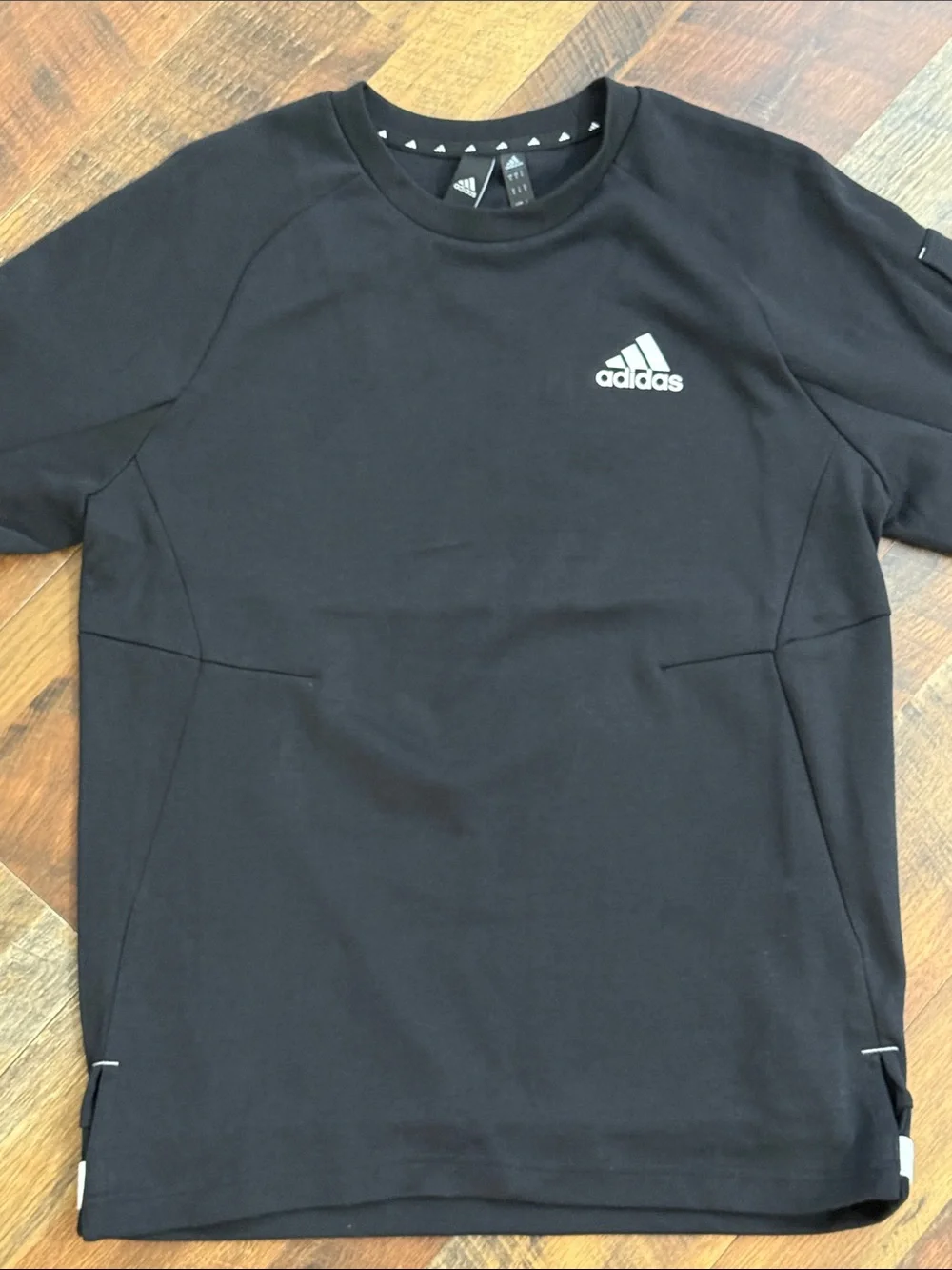 Adidas Game Day Crewneck Sweatshirt Black Men’s Small NWT